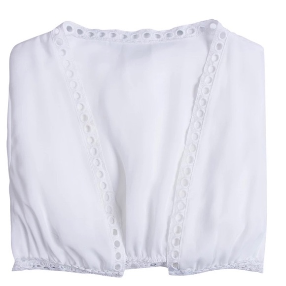 Breezy Crochet Trim Cover Up - Picture 6 of 7